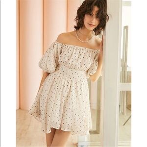 J.Ing polka dot dress